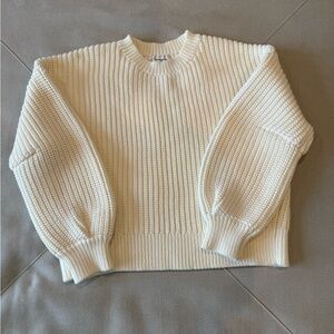 Banana Republic Cream Ribbed Sweater
